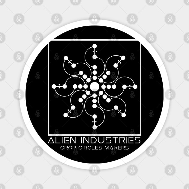 Alien Industries; Crop Circles Makers 005 Magnet by Meca-artwork